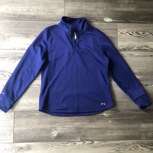 Under Armour Heat Gear blue large sweatshirt